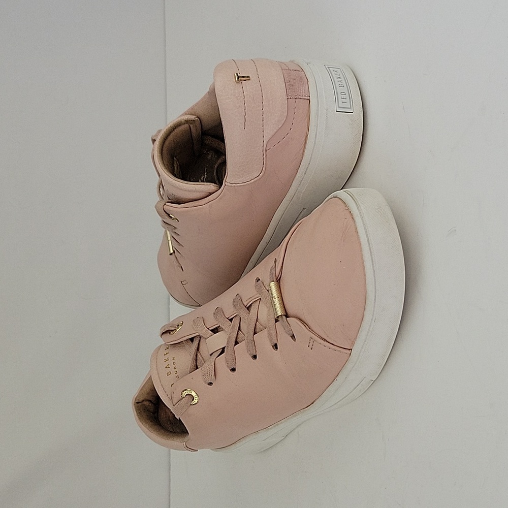 Ted Baker London Indre Leather Sneakers Pink Size 9.5